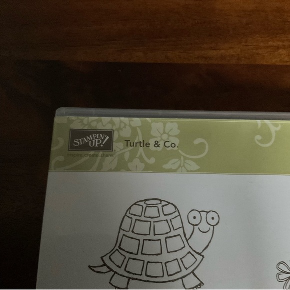 Stampin Up! Turtle & Co set of 9 clear mount stamp set - Picture 3 of 5